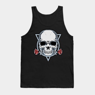 Skull and roses Tank Top